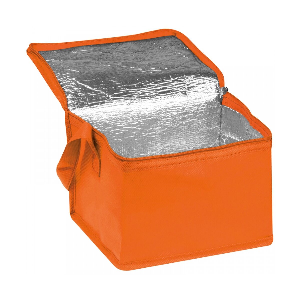 Torba termiczna non-woven na 6 puszek - pomarańczowy