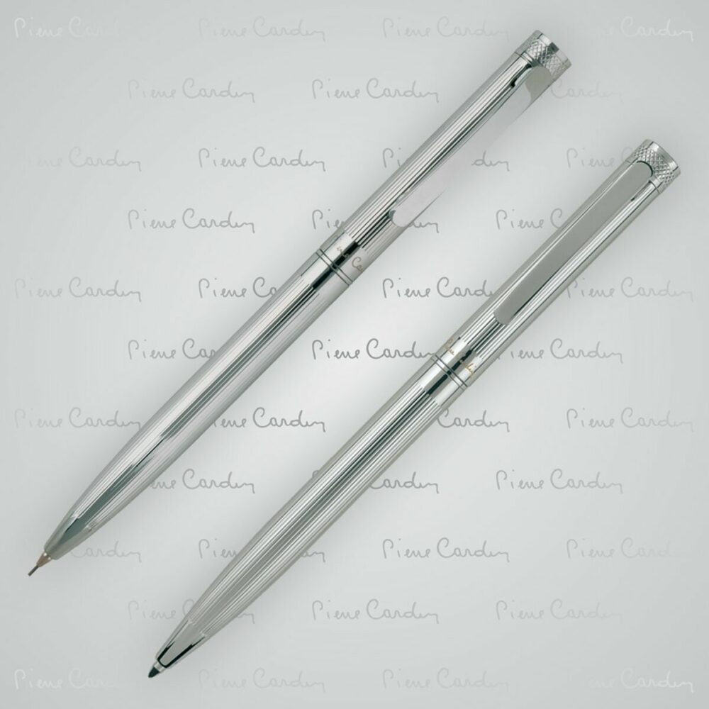 Zestaw piśmienny długopis i ołówek RENEE Pierre Cardin - szary