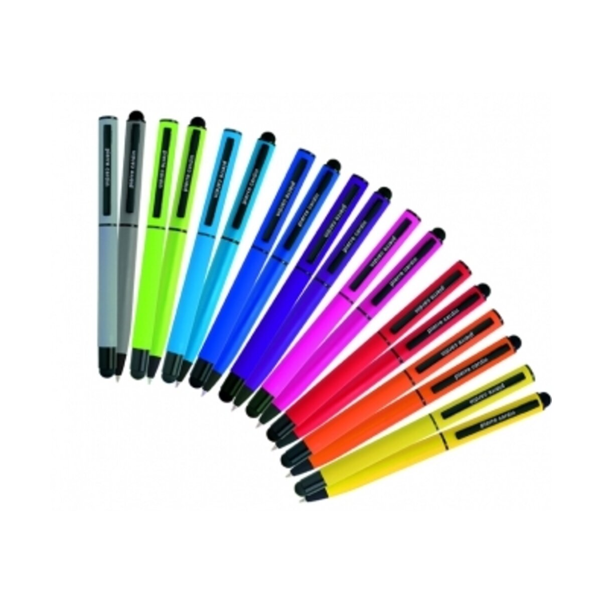 Zestaw piśmienny touch pen, soft touch CELEBRATION Pierre Cardin - żółty