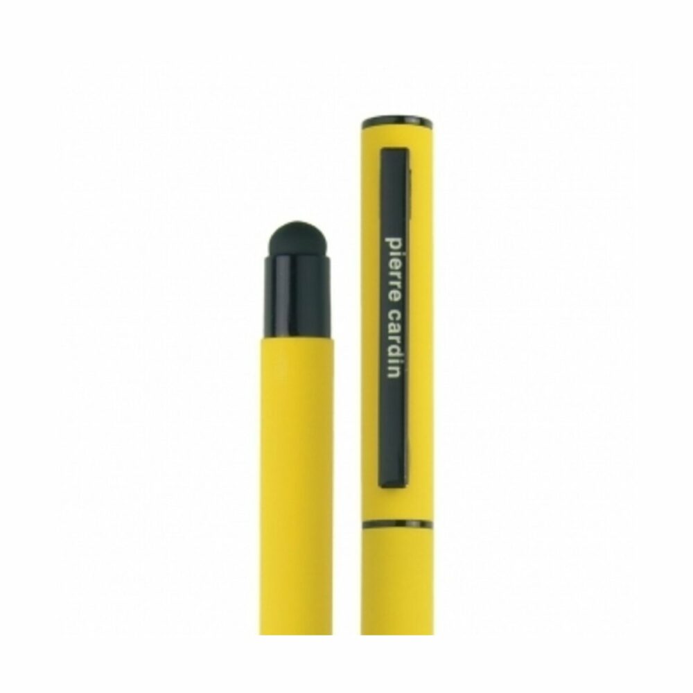 Zestaw piśmienny touch pen, soft touch CELEBRATION Pierre Cardin - żółty