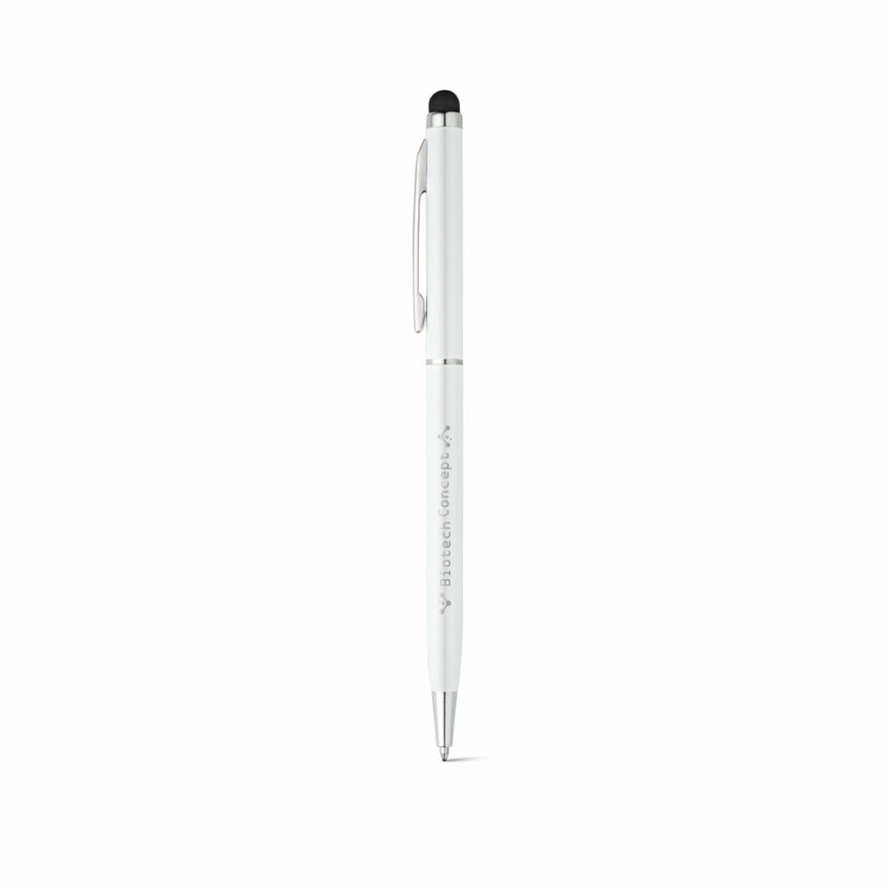 ZOE BK. Długopis z końcówką dotykową, aluminium