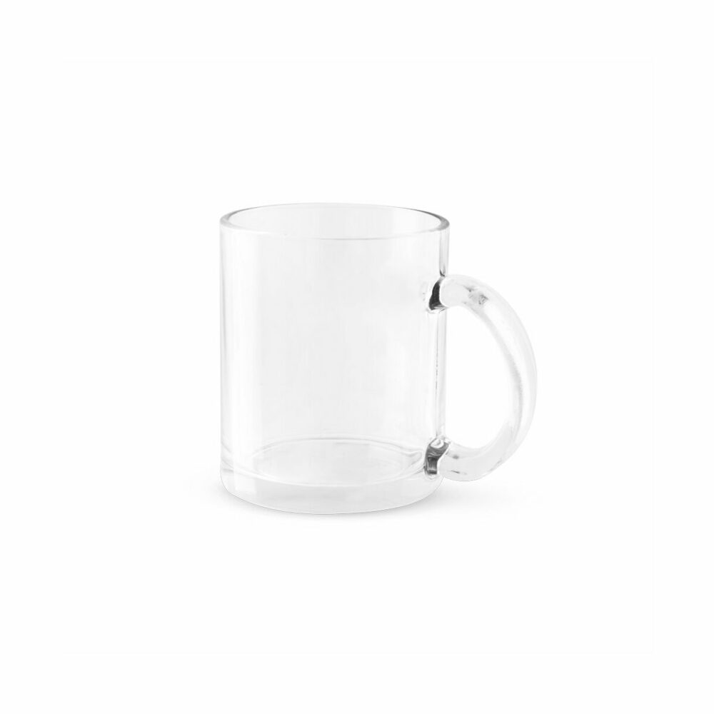 CARMO. Szklany kubek 350 mL - Transparentny