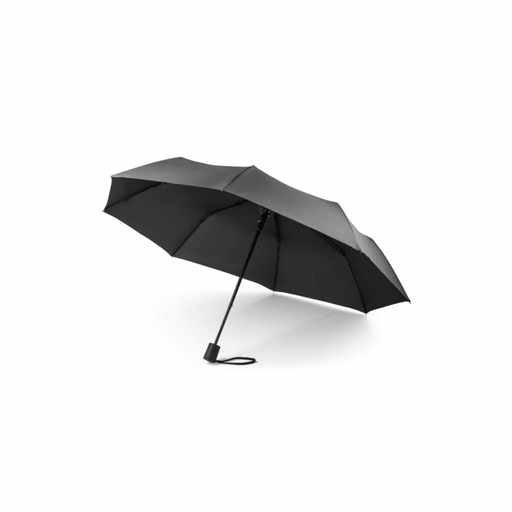 CIMONE. Składany parasol rPET - Czarny