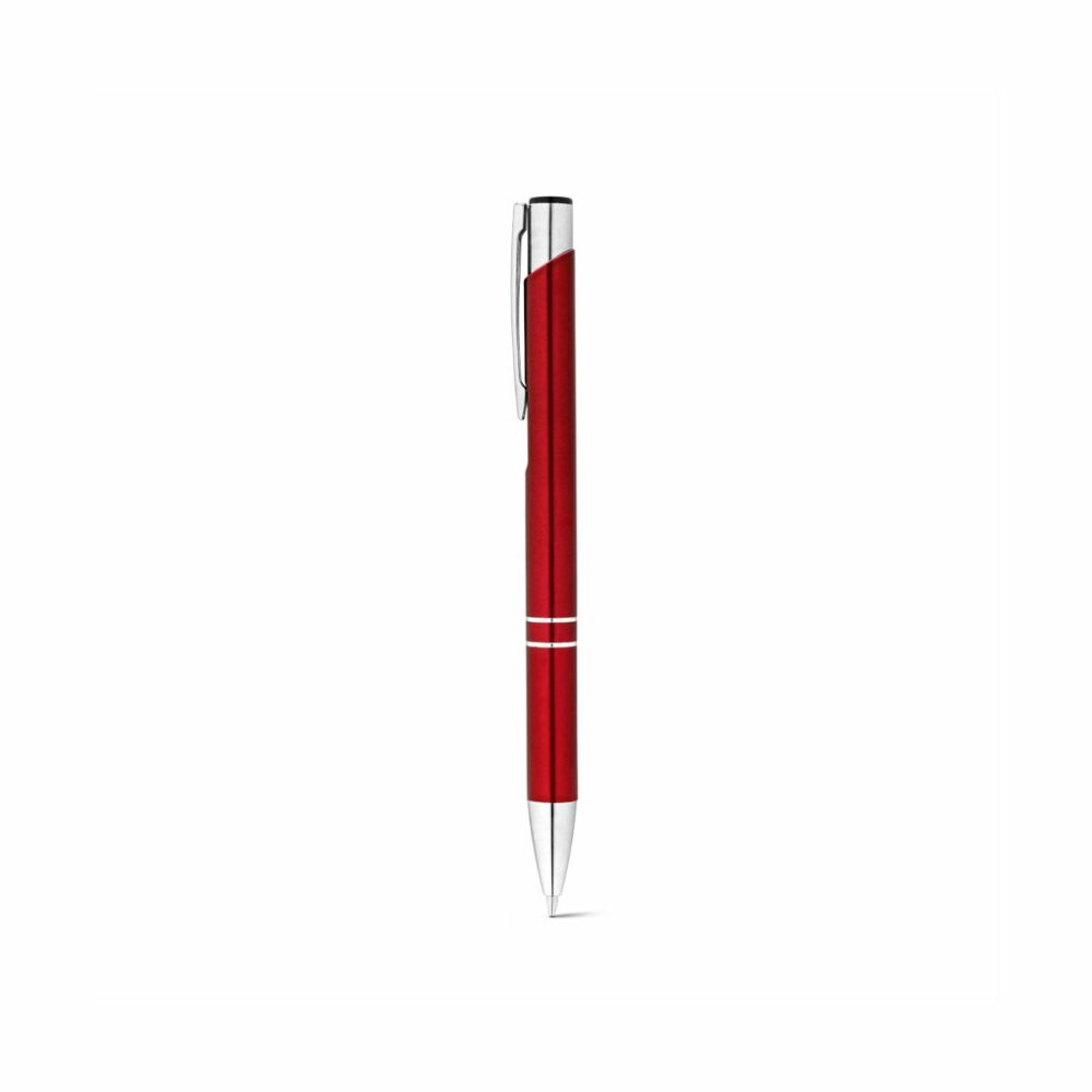 Den. Długopis z recyklingowanego aluminium - Czerwony