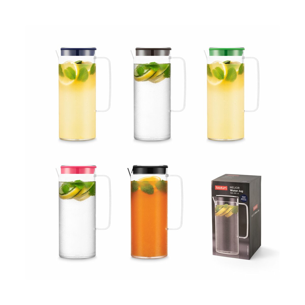 MELHOR 1.2L Dzbanek plastikowy 1.2L