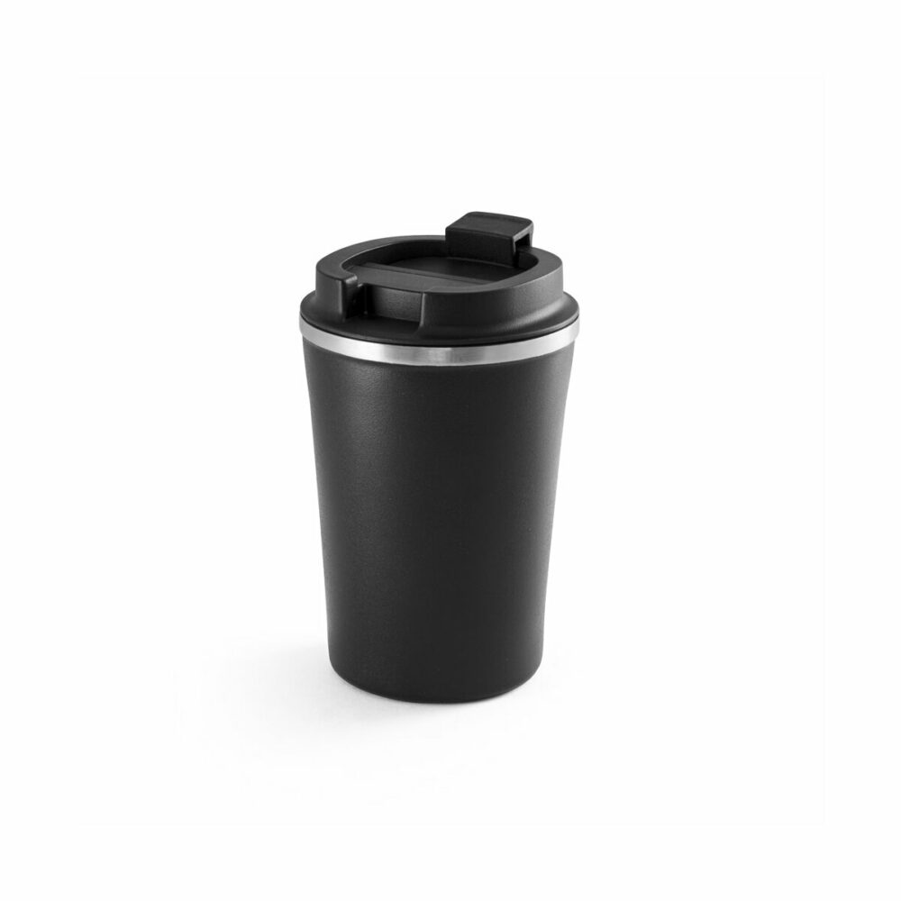 PHELPS. Kubek podróżny 470 mL - Czarny
