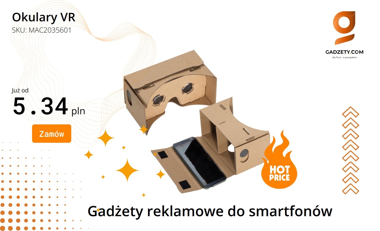 Okulary VR do wirtualnej rzeczywistości