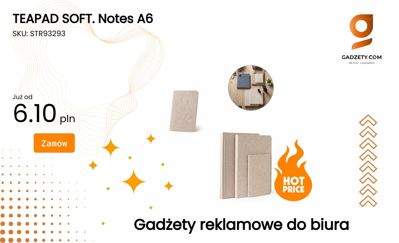 TEAPAD SOFT. Notes A6 TEAPAD SOFT Notes A6 - notesik w formacie A6