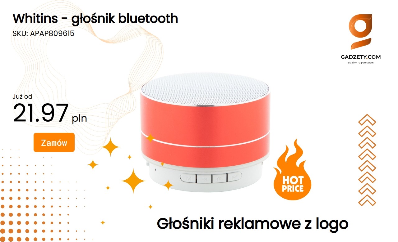 Whitins - głośnik bluetooth Głośnik Bluetooth marki Whitins