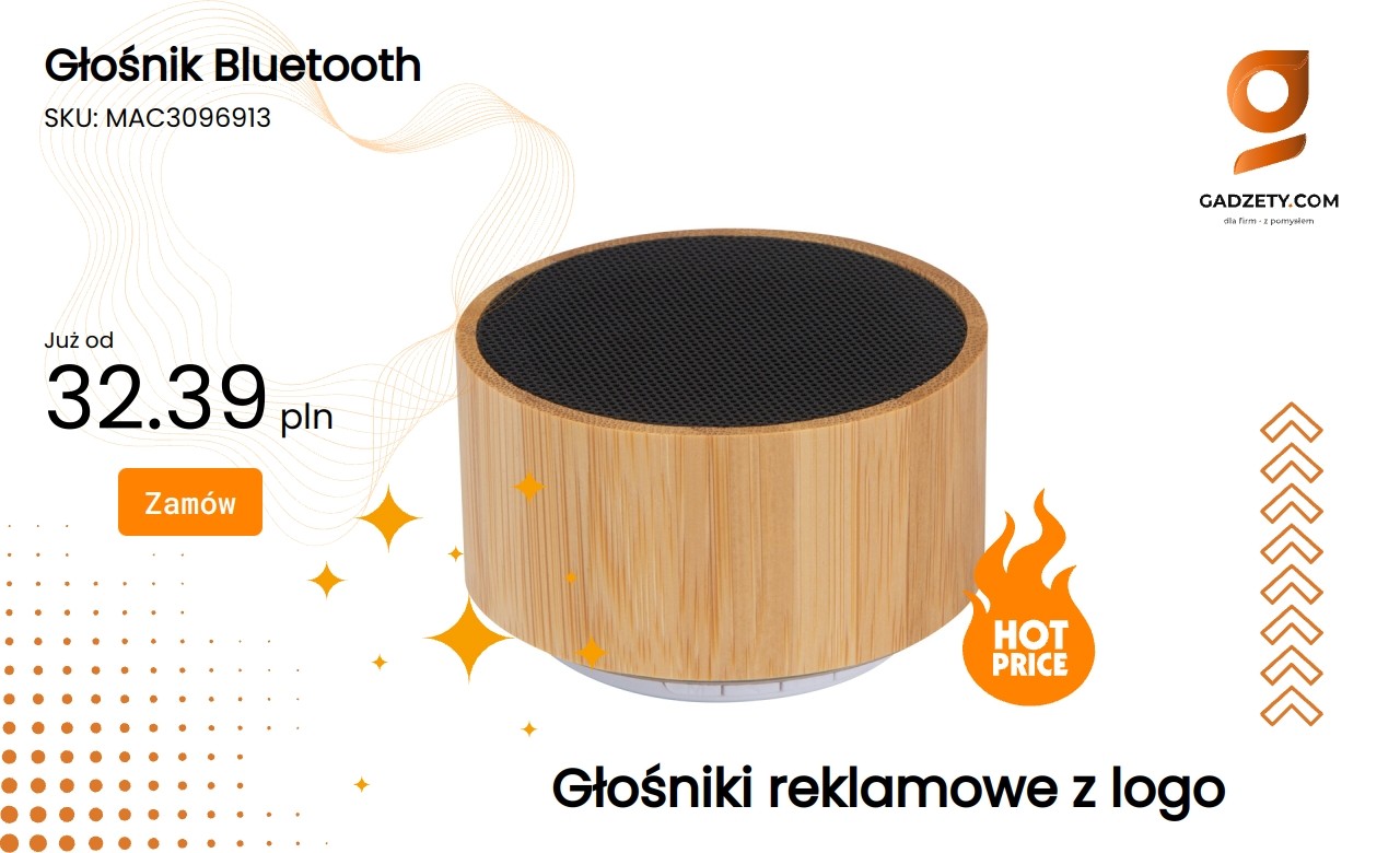 Głośnik Bluetooth o nowoczesnym designie