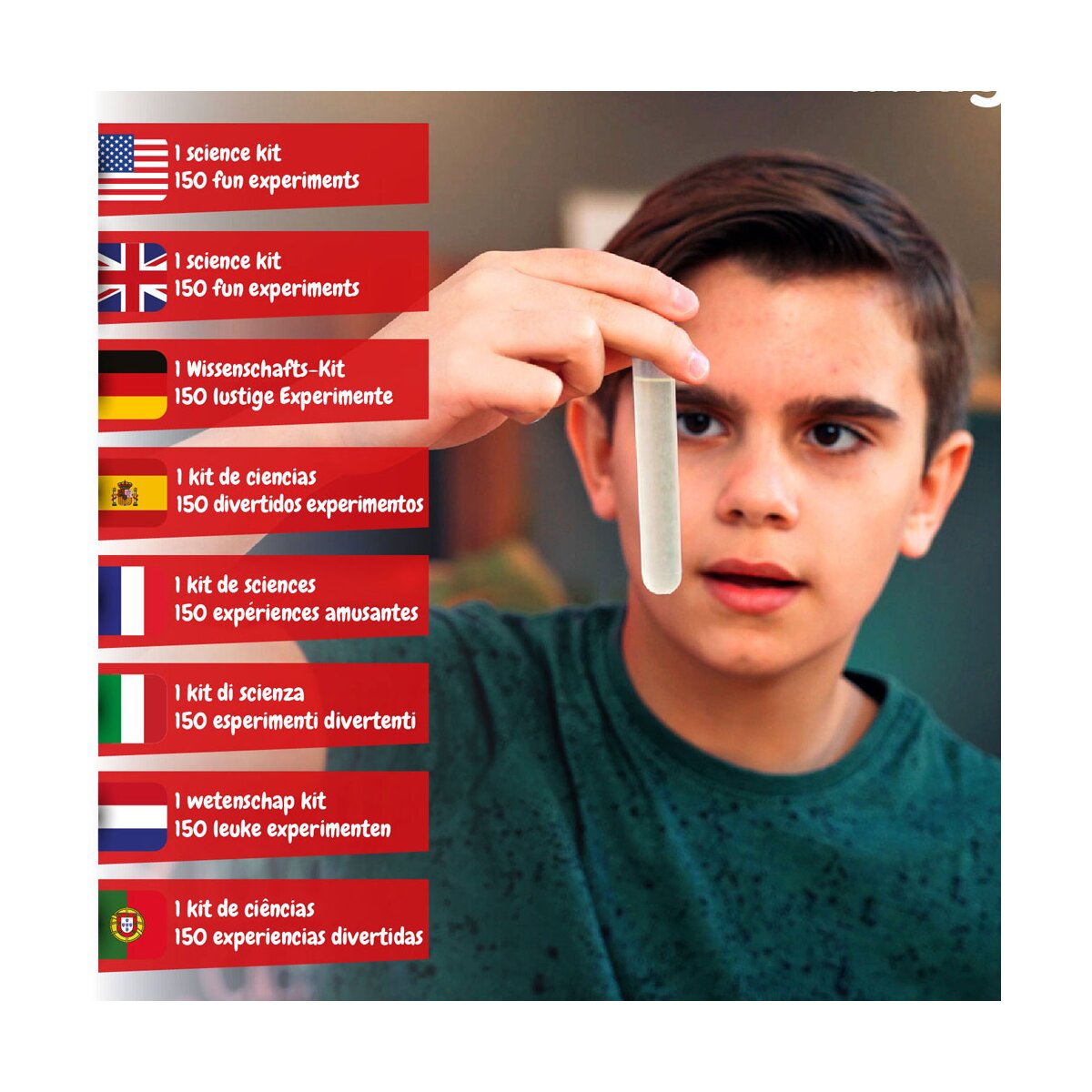 6 in 1 Super Science Kit III Gra edukacyjna dostarczana z papierową torebką prezentową (115 g/m²)