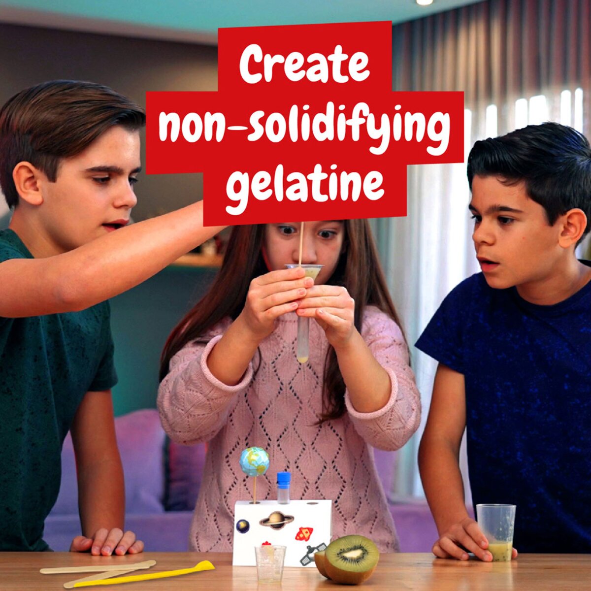 6 in 1 Super Science Kit III Gra edukacyjna dostarczana z papierową torebką prezentową (115 g/m²)