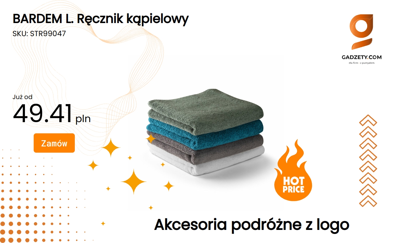 BARDEM L. Ręcznik kąpielowy Ręcznik kąpielowy BARDEM L w eleganckim stylu
