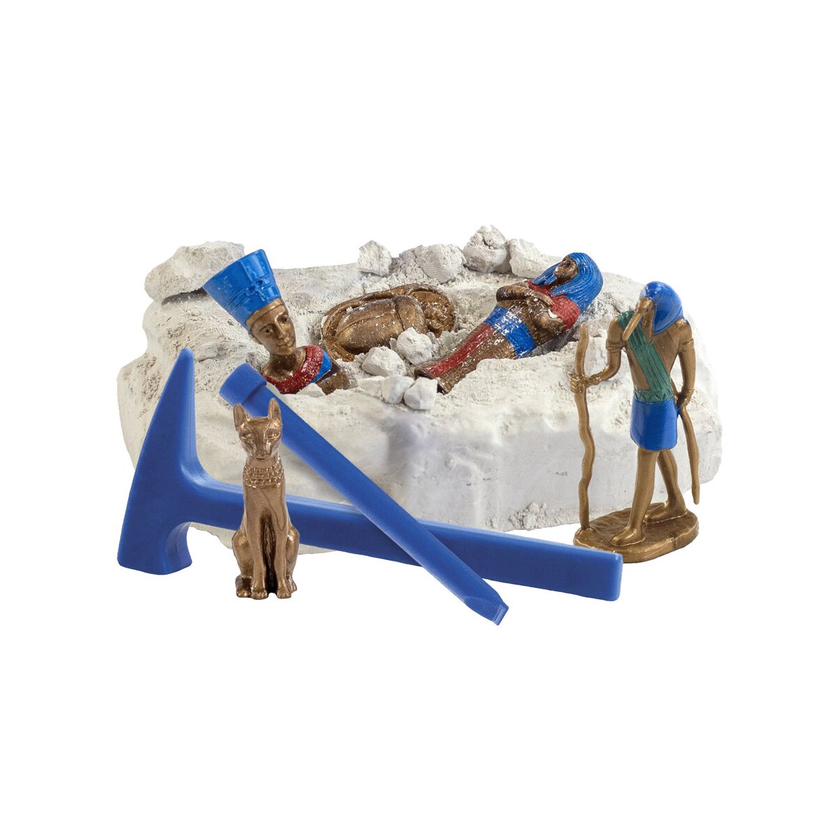 Ancient Egypt Excavation Kit II Gra edukacyjna dostarczana z papierową torebką prezentową (90 g/m²)