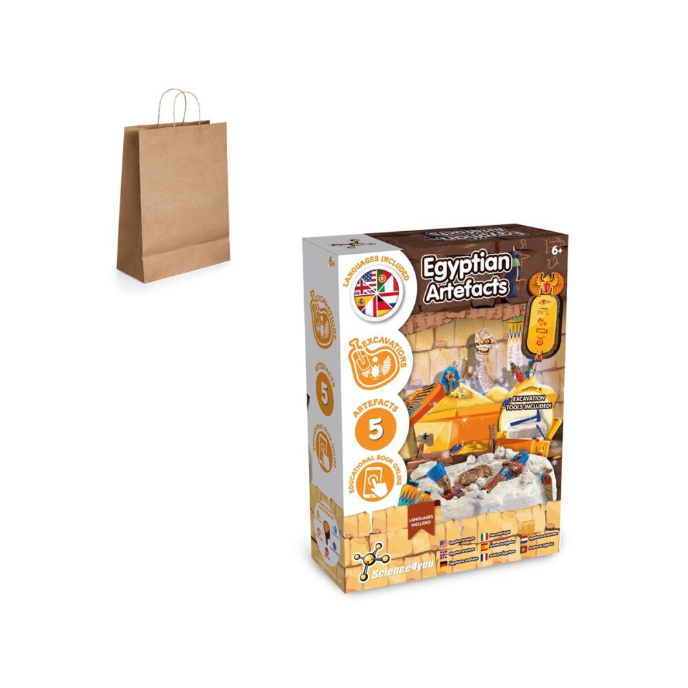 Ancient Egypt Excavation Kit III Gra edukacyjna dostarczana z papierową torebką prezentową (115 g/m²)