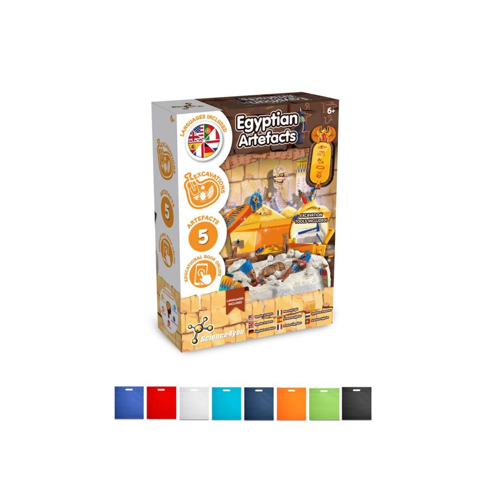 Ancient Egypt Excavation Kit IV Gra edukacyjna dostarczany z torebką prezentową z włókniny (80 g/m²)