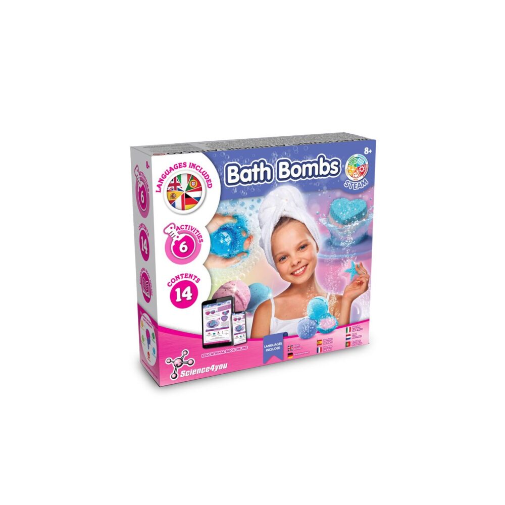 Bath Bombs Kit I Gra edukacyjna dla dzieci