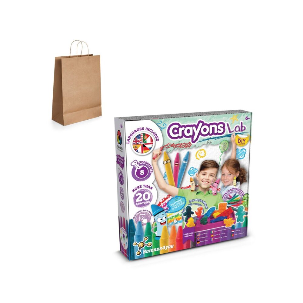 Crayon Factory Kit IV Gra edukacyjna dostarczana z papierową torebką prezentową (115 g/m²)