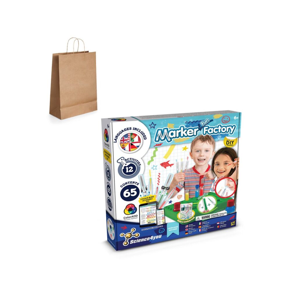 DIY Pen Factory Kit IV Gra edukacyjna dostarczana z papierową torebką prezentową (115 g/m²)