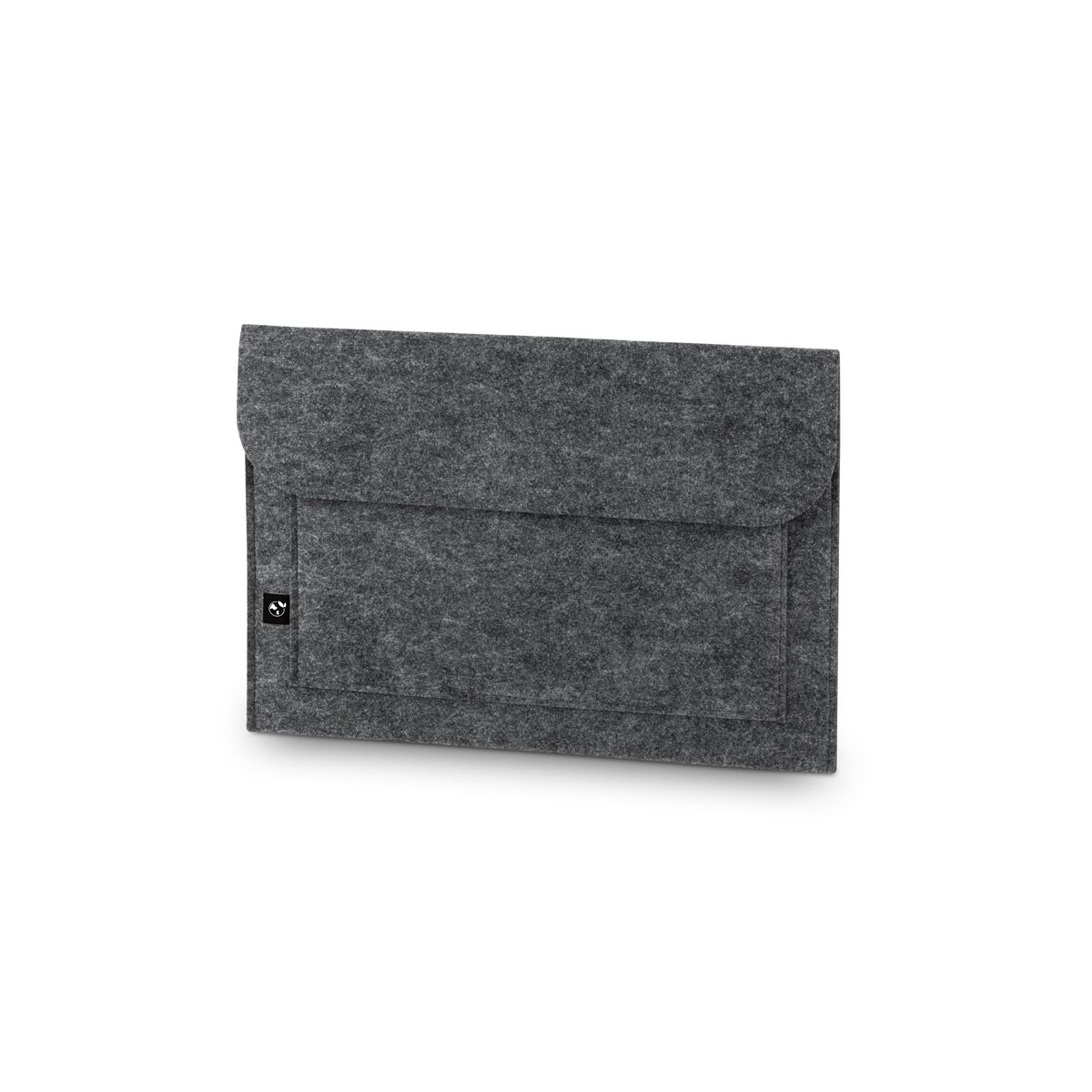 FELPY SLEEVE. Torba na laptopa z filcu z recyklingu (100% rPET) - Ciemny szary
