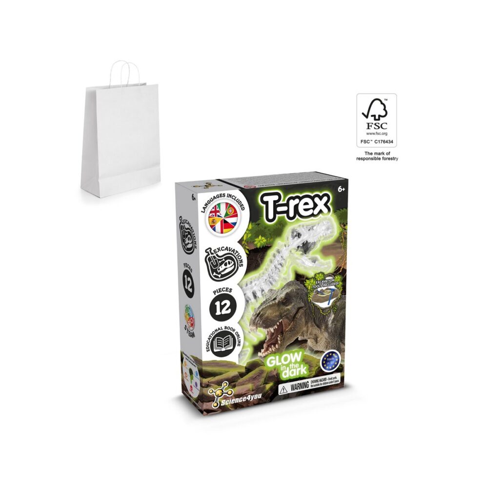 Fossil Excavation Kit II Gra edukacyjna dostarczana z papierową torebką prezentową (90 g/m²)