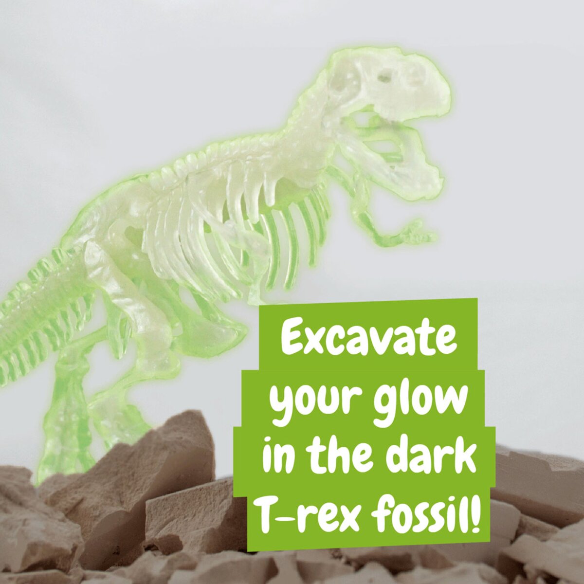 Fossil Excavation Kit IV Gra edukacyjna dostarczany z torebką prezentową z włókniny (80 g/m²)