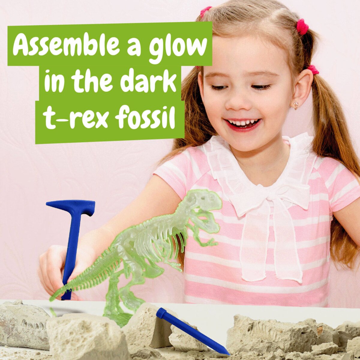 Fossil Excavation Kit V Gra edukacyjna dostarczany ze składaną torbą prezentową 190T