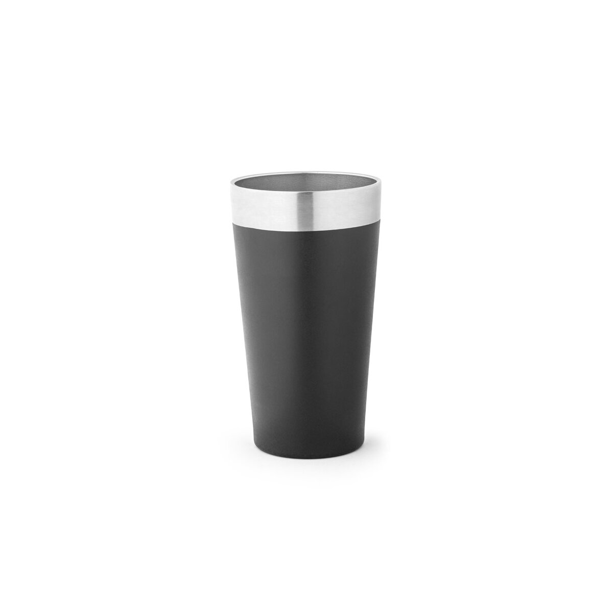 GRACE. Kubek podróżny ze stali nierdzewnej 540 ml - Czarny