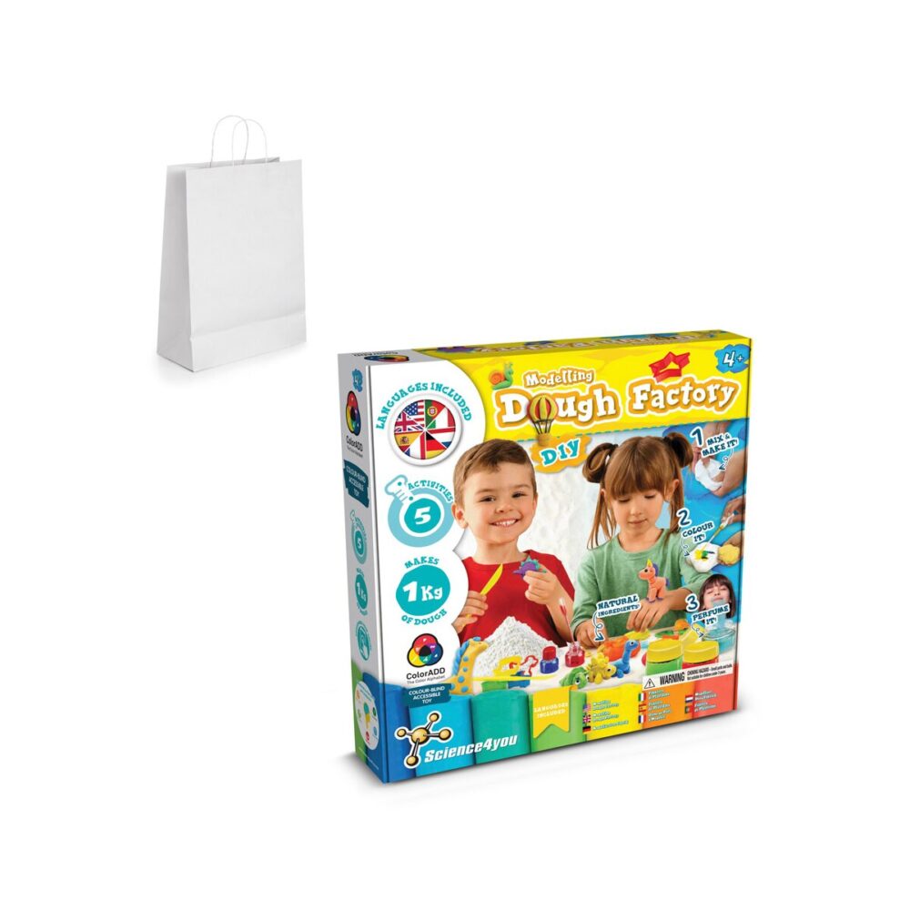 Modeling Dough Factory Kit III Gra edukacyjna dostarczany z papierową torebką prezentową (100 g/m²)