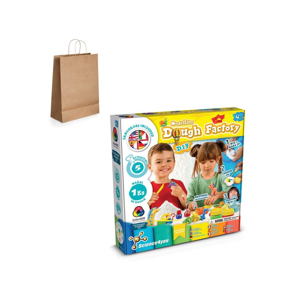 Modeling Dough Factory Kit IV Gra edukacyjna dostarczana z papierową torebką prezentową (115 g/m²)