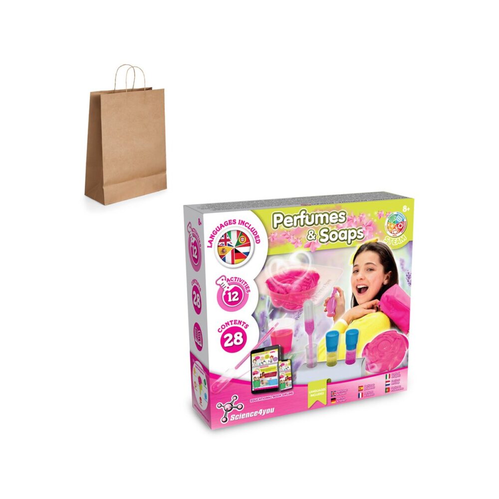 Perfume & Soap Factory Kit III Gra edukacyjna dostarczana z papierową torebką prezentową (115 g/m²)