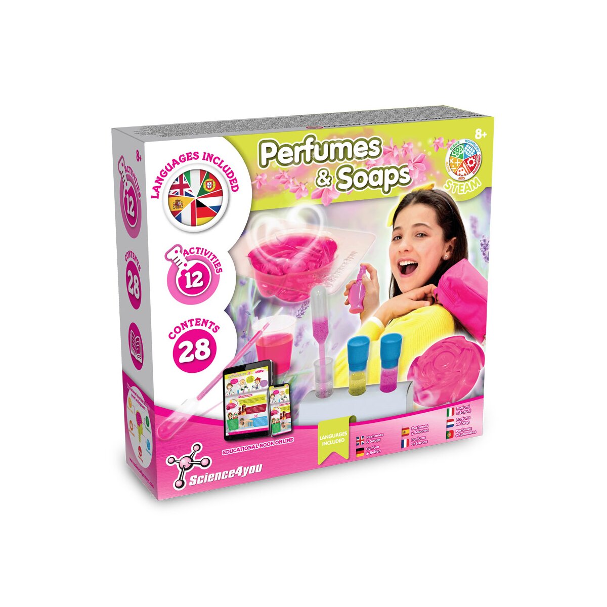 Perfume & Soap Factory Kit IV Gra edukacyjna dostarczany z torebką prezentową z włókniny (80 g/m²)