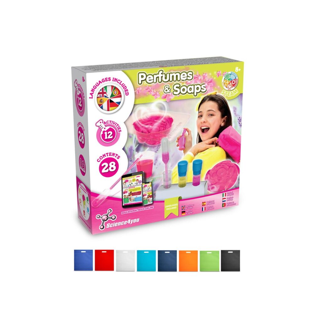 Perfume & Soap Factory Kit IV Gra edukacyjna dostarczany z torebką prezentową z włókniny (80 g/m²)