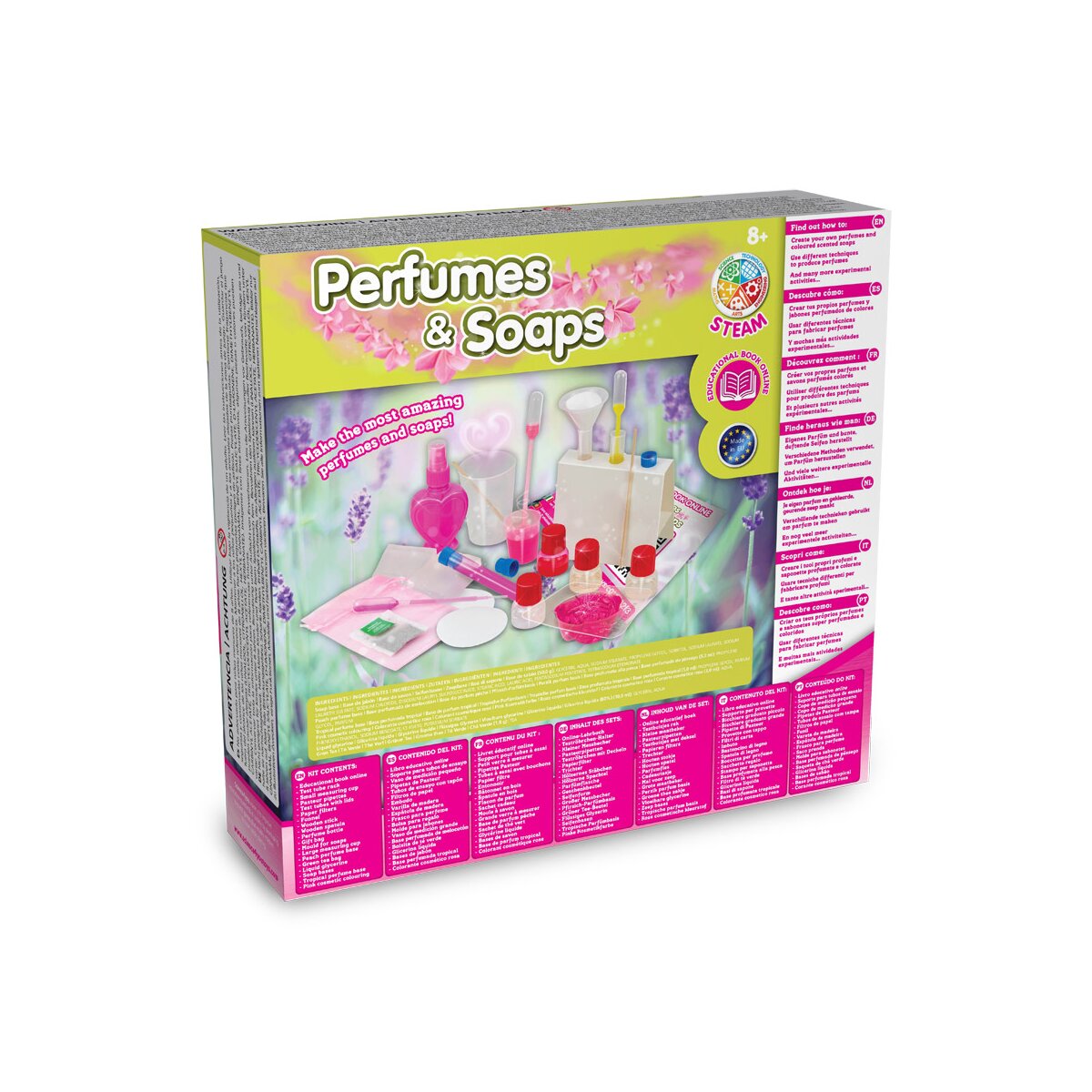 Perfume & Soap Factory Kit IV Gra edukacyjna dostarczany z torebką prezentową z włókniny (80 g/m²)