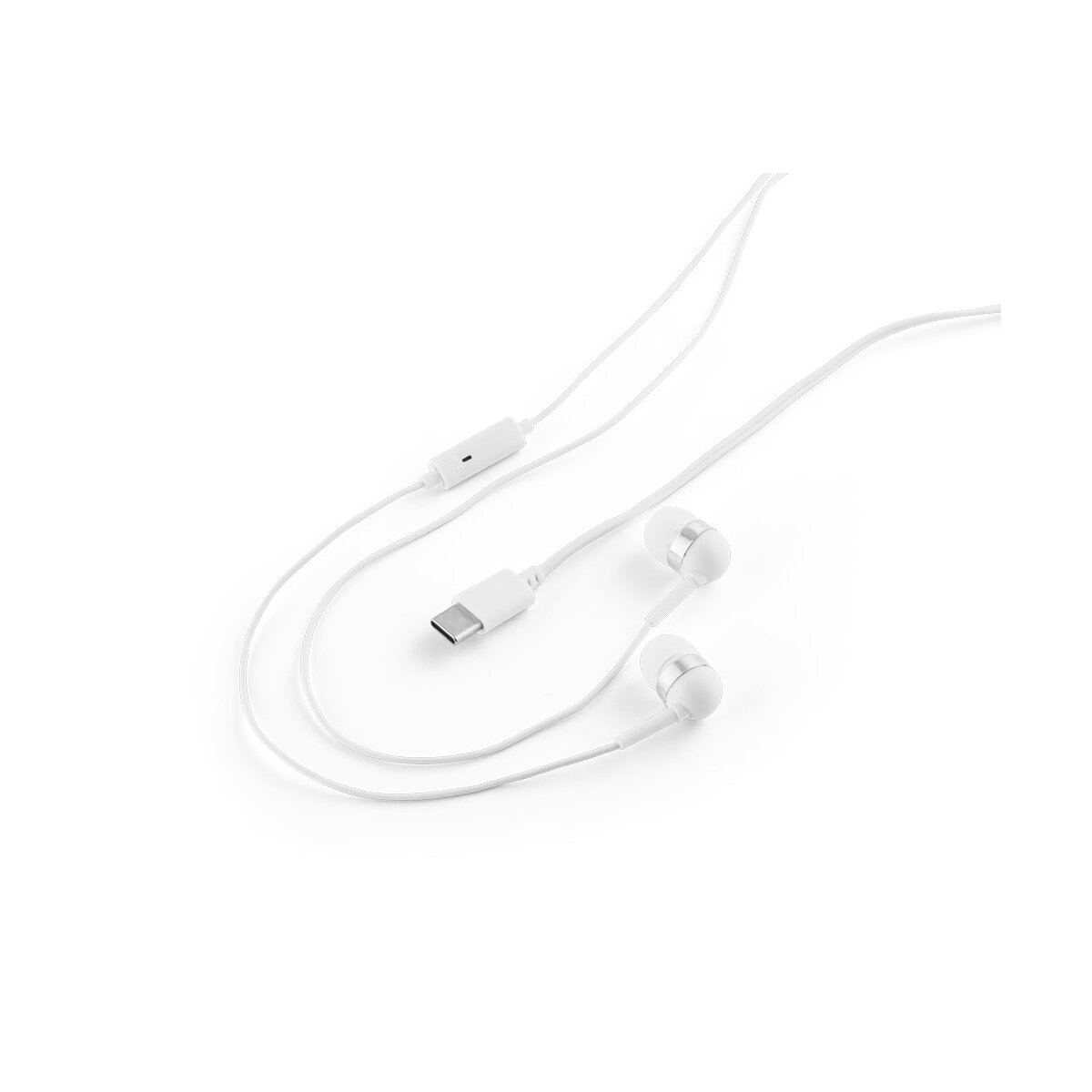 PRESLEY Słuchawki douszne z 1,2-metrowym kablem USB-C i wbudowanym mikrofonem ABS