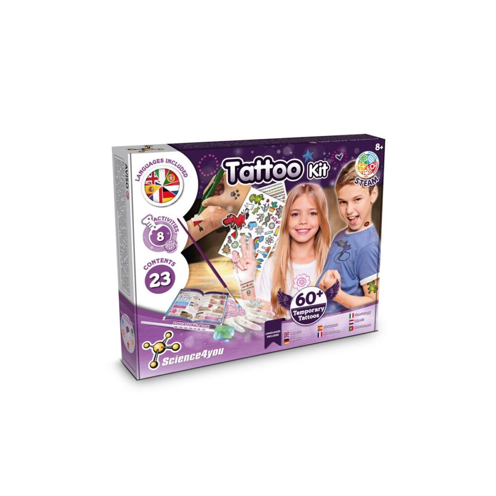 Tattoo Factory Kit I Gra edukacyjna dla dzieci