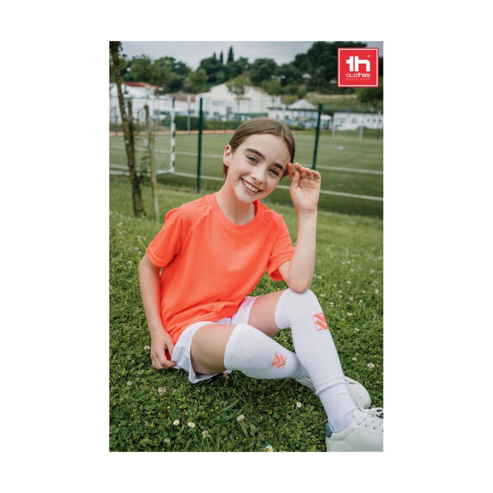 THC RUN KIDS WH Dziecięce skarpety sportowe do połowy łydki