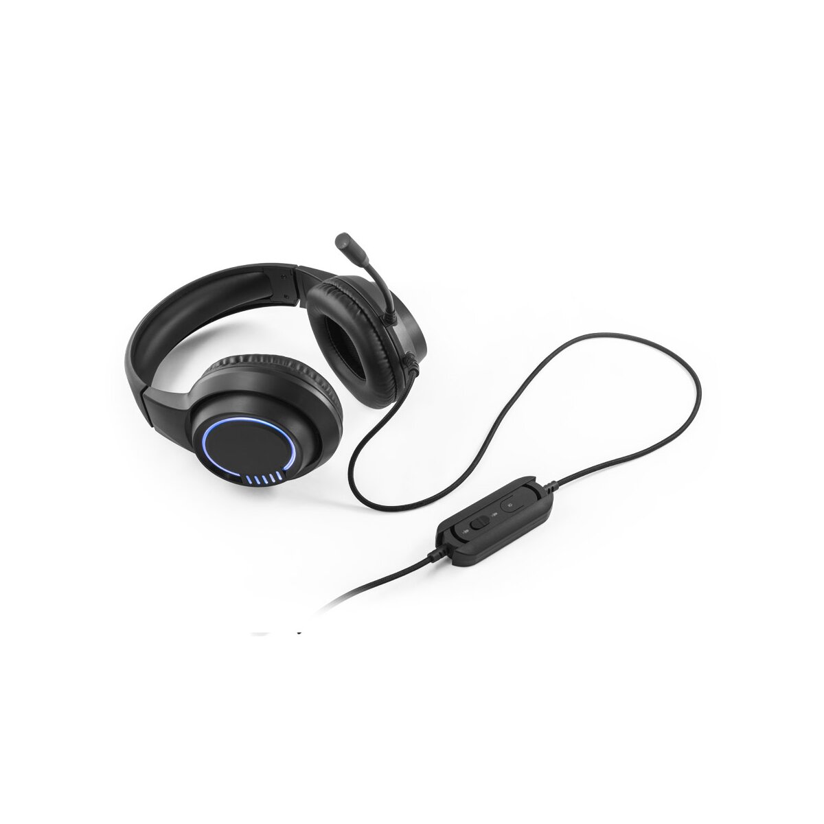 Thorne Headset RGB Słuchawki ABS z 2-metrowym kablem, mikrofonem i diodami LED RGB