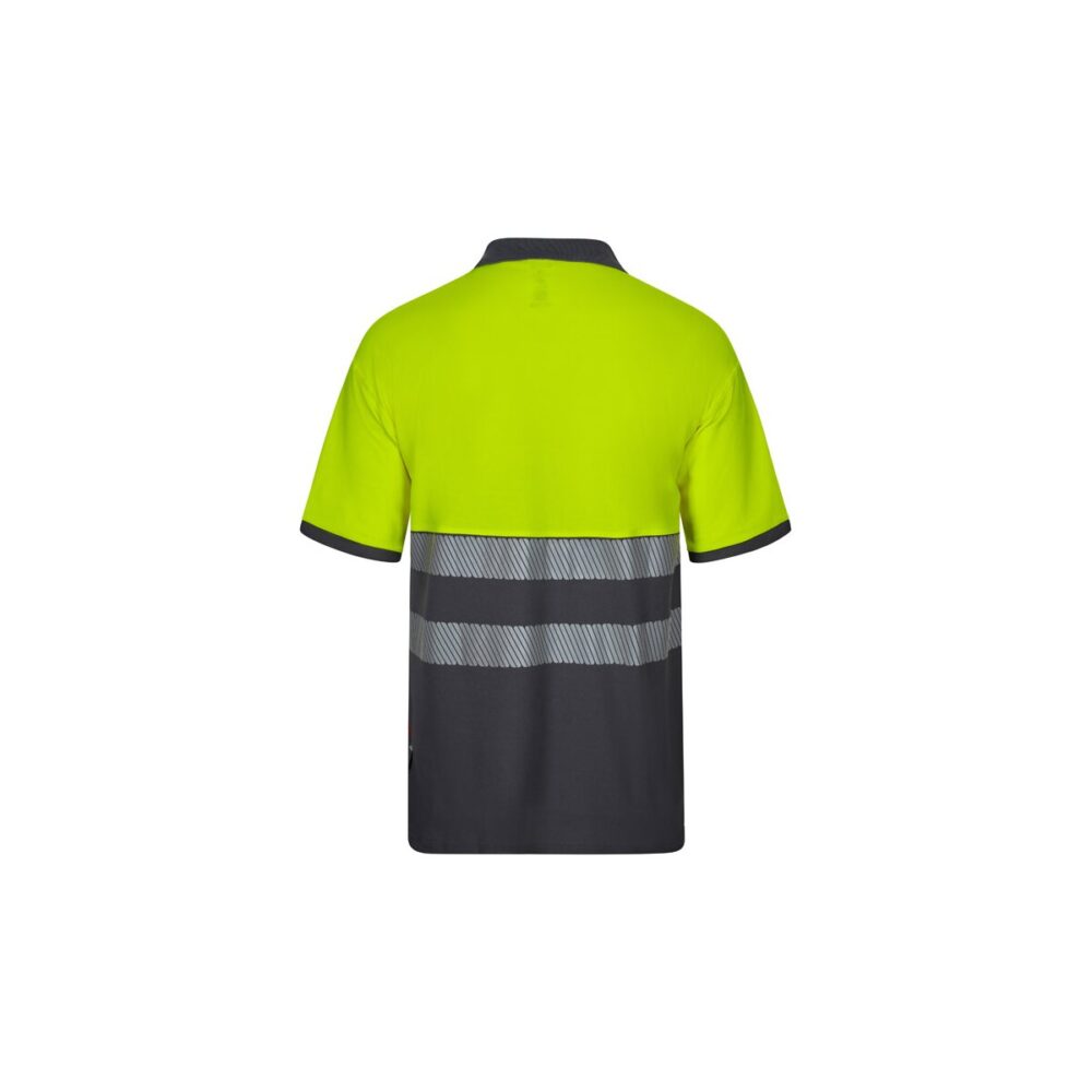 VL ACHELOUS Dwukolorowa koszulka polo piqué (150 g/m²) z krótkim rękawem, z bawełny (55%) i poliestru (45%)