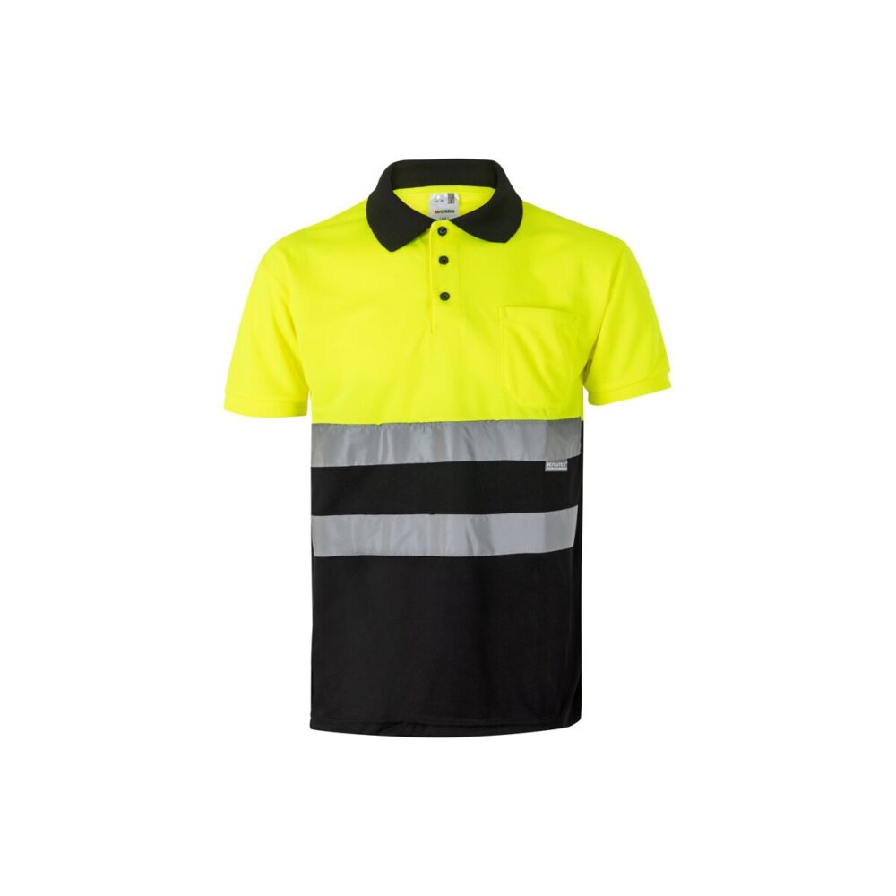 VL CUPID. Dwukolorowa koszulka polo w ptasie oczy (160 g/m²) z krótkimi rękawami