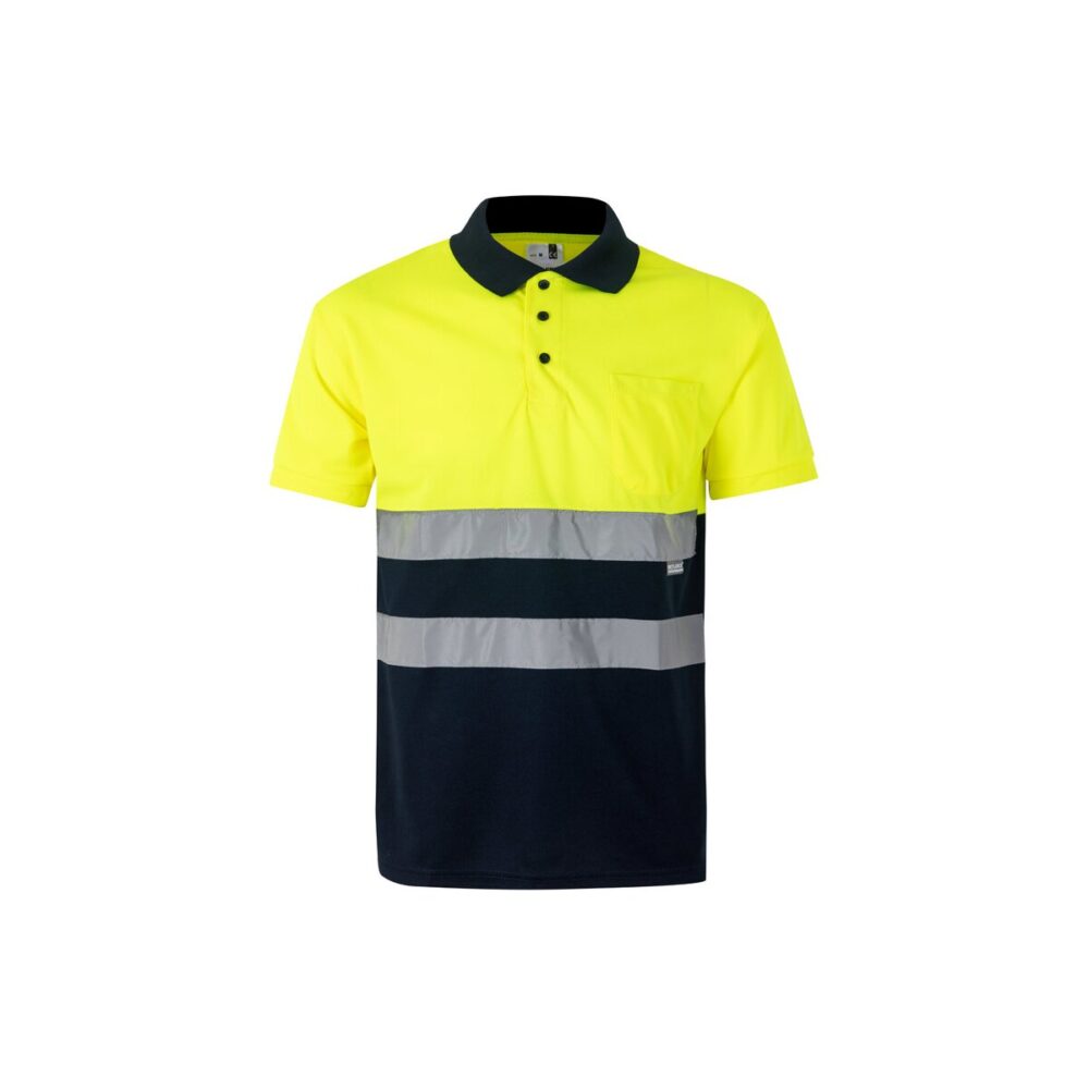 VL CUPID. Dwukolorowa koszulka polo w ptasie oczy (160 g/m²) z krótkimi rękawami