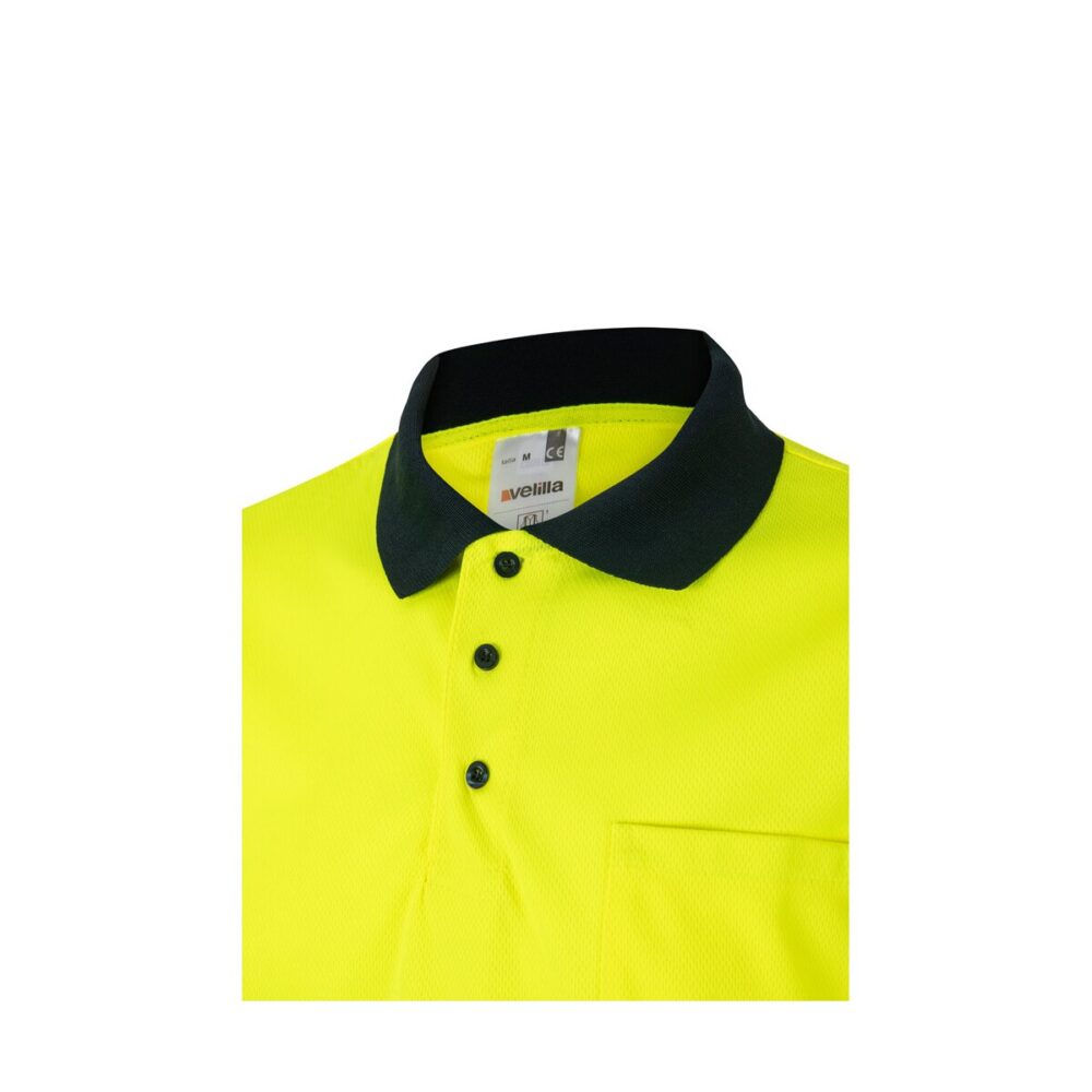 VL CUPID LARGE Dwukolorowa koszulka polo w ptasie oczy (160 g/m²) z krótkim rękawem, poliester (100%)
