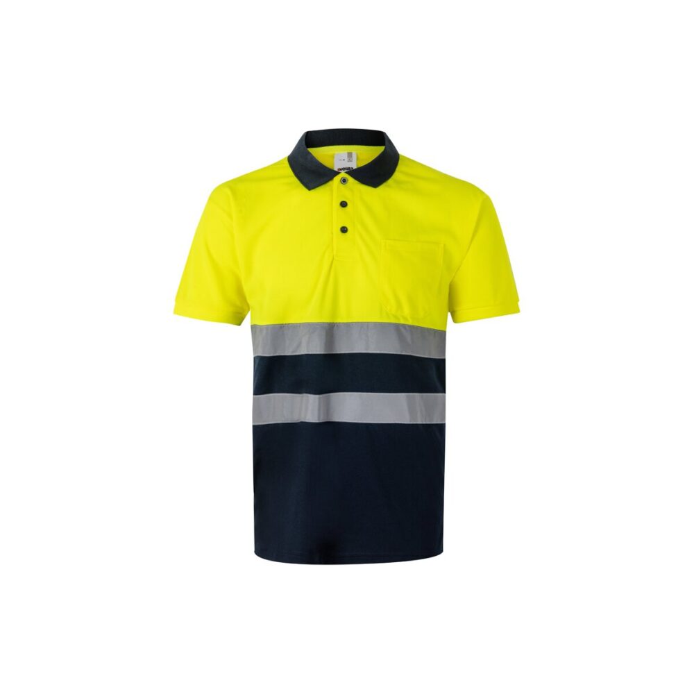 VL FORTUNA. Koszulka polo Bird-eye (140 g/m²) z krótkim rękawem