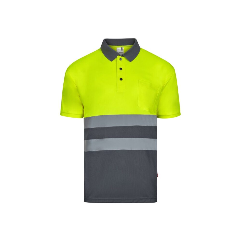 VL FORTUNA. Koszulka polo Bird-eye (140 g/m²) z krótkim rękawem