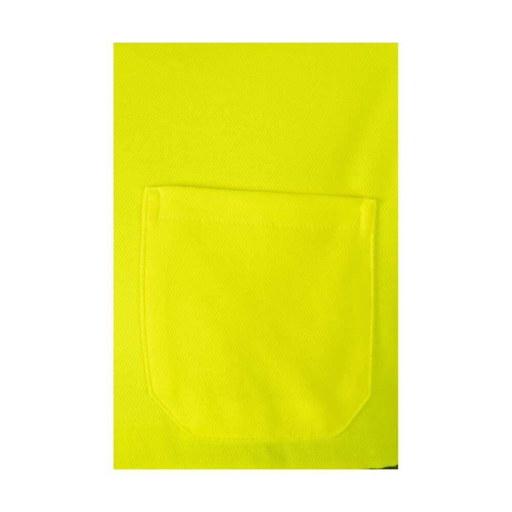 VL PLUTO LARGE Dwukolorowa koszulka polo pikowana (150 g/m²) z długim rękawem, z bawełny (55%) i poliestru (45%)