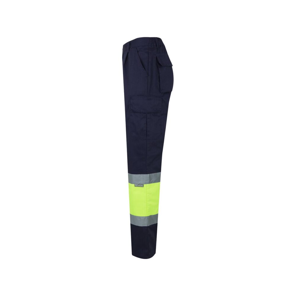 VL POSEIDON LARGE Dwukolorowe spodnie diagonalne z wieloma kieszeniami (210 g/m²), z bawełny (20%) i poliestru (80%)