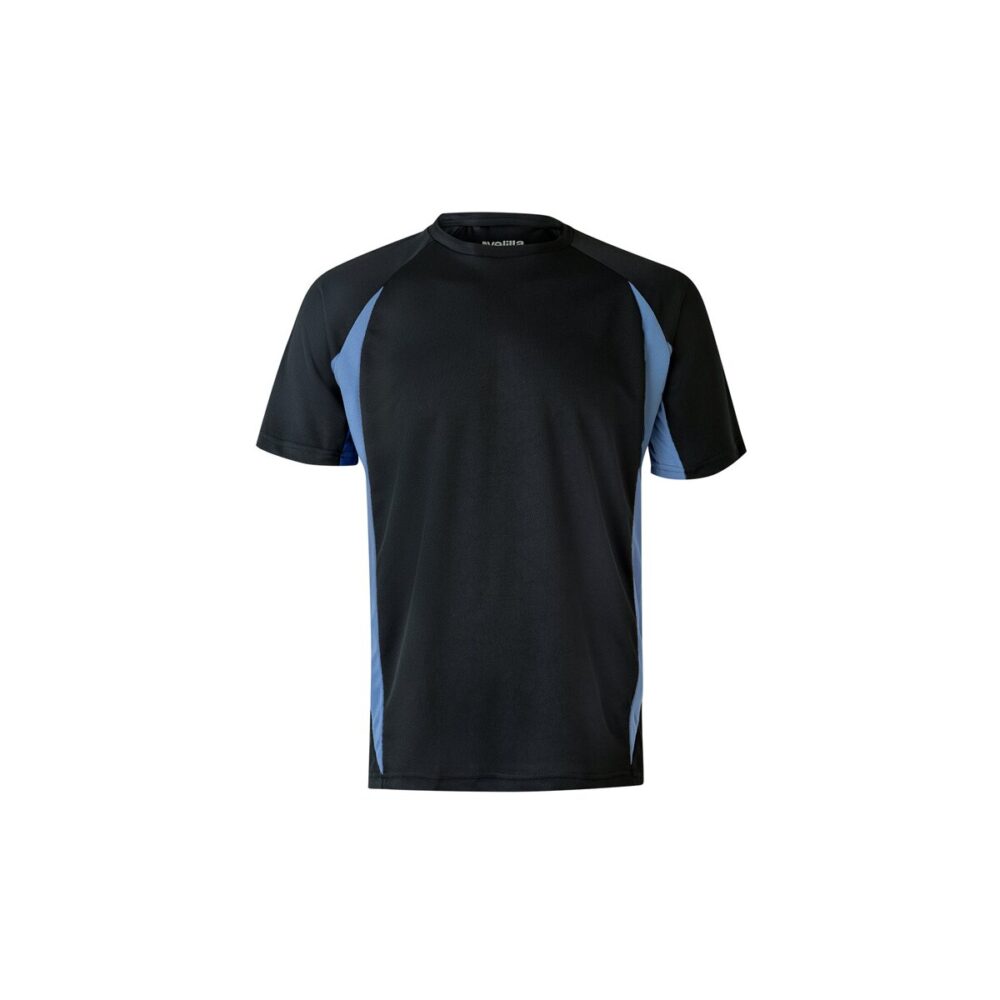 VL SLAYER. Dwukolorowa bluza frotte (260 g/m²) z poliestru (65%) i bawełny (35%) - Czarny