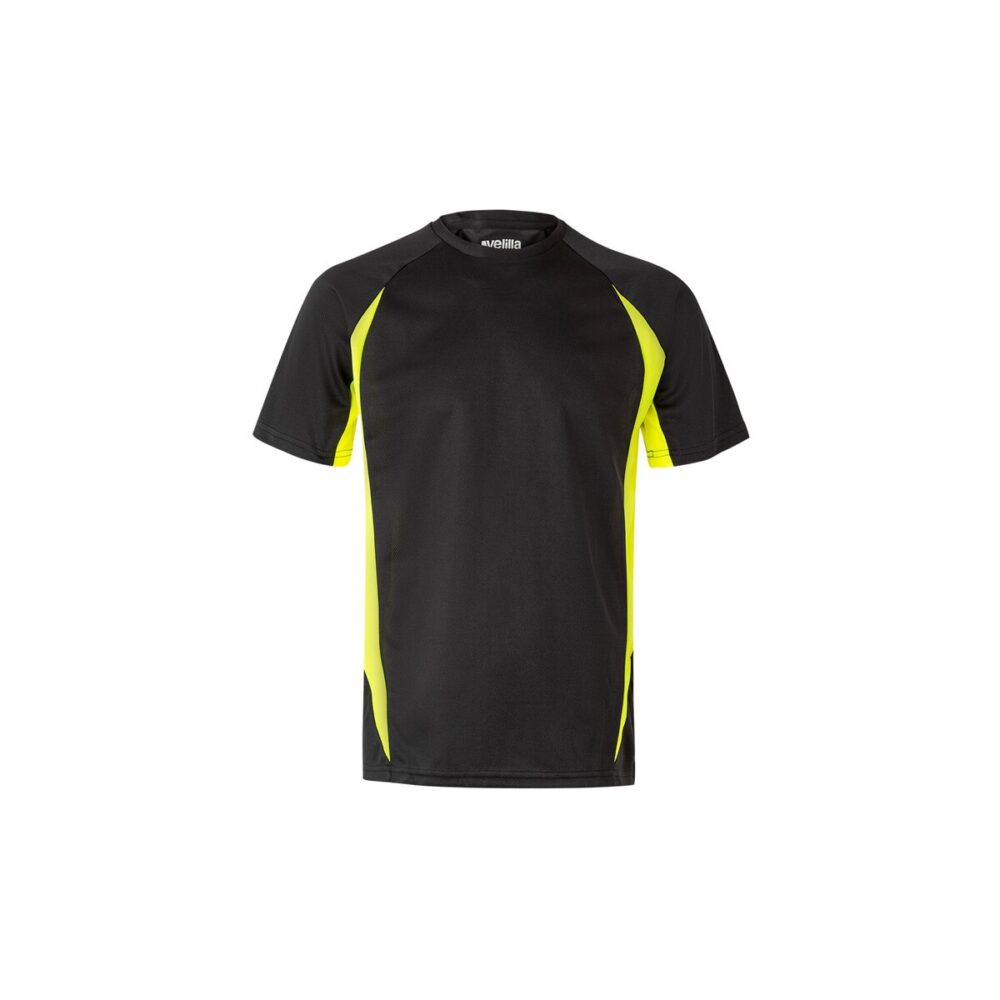 VL SLAYER. Dwukolorowa bluza frotte (260 g/m²) z poliestru (65%) i bawełny (35%) - Czarny