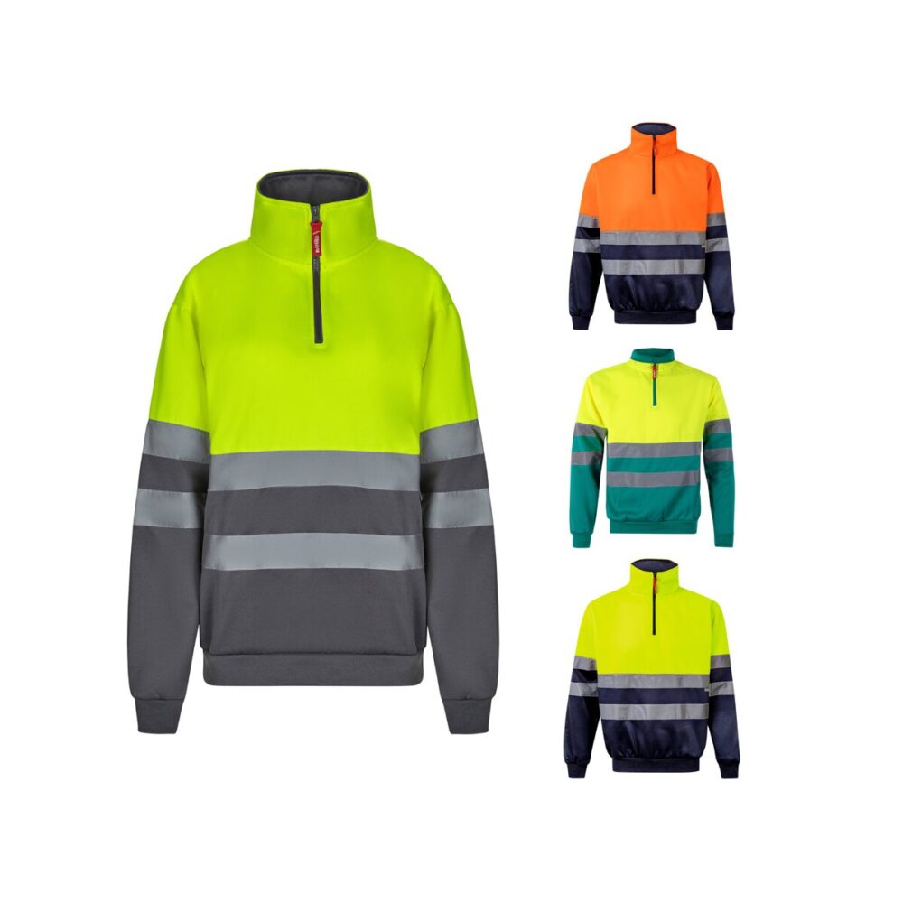 VL THOR Dwukolorowa bluza (300 g/m²) z polaru poliestrowego (100%)