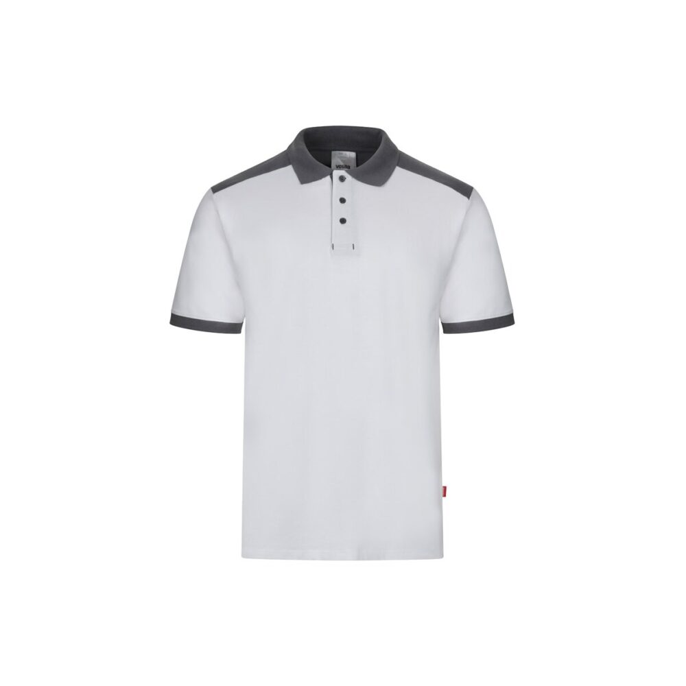 VL VELES. Dwukolorowa koszulka polo piqué (180 g/m²)